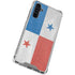Panama Flag Distressed Galaxy A54 5G Clear Case