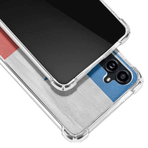 Panama Flag Distressed Galaxy A54 5G Clear Case