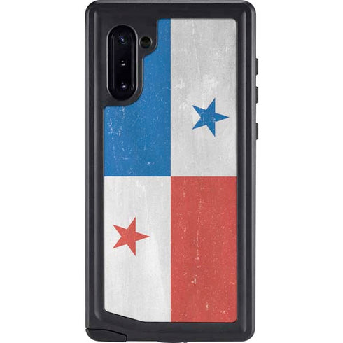 Panama Flag Distressed Galaxy Note 10 Waterproof Case