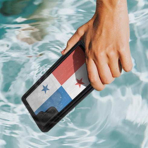 Panama Flag Distressed Galaxy Note 10 Waterproof Case
