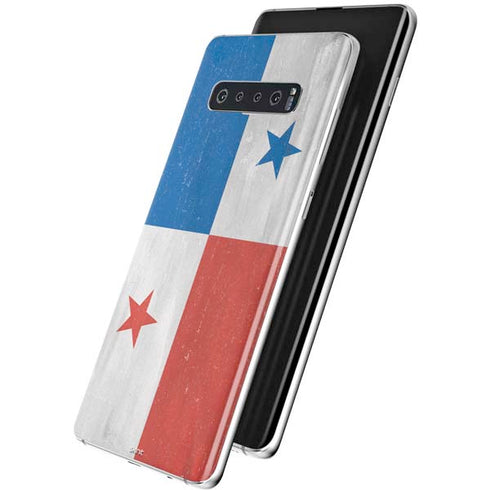 Panama Flag Distressed Galaxy S10 Skin