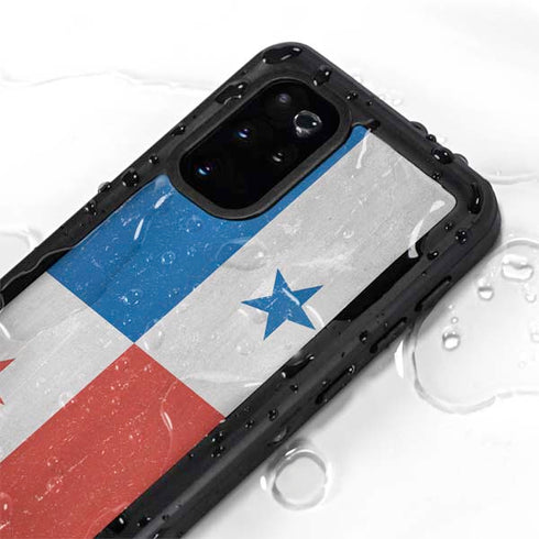 Panama Flag Distressed Galaxy S20 Plus Waterproof Case