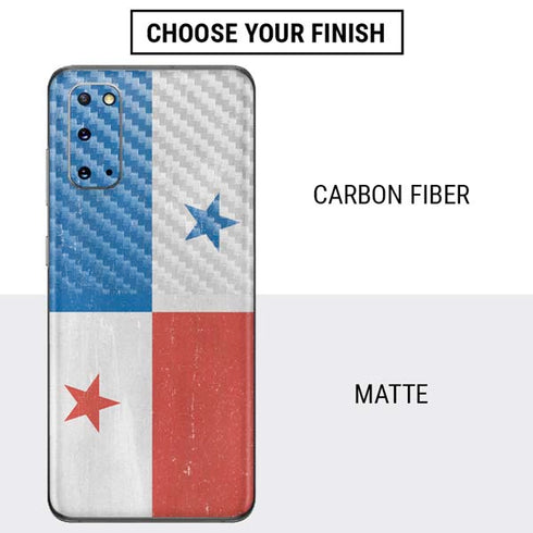 Panama Flag Distressed Galaxy S20 Skin