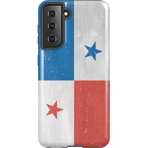 Panama Flag Distressed Galaxy S21 5G Pro Case