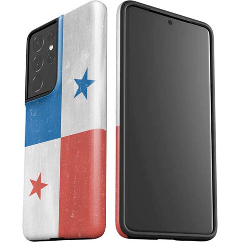 Panama Flag Distressed Galaxy S21 Ultra 5G Pro Case