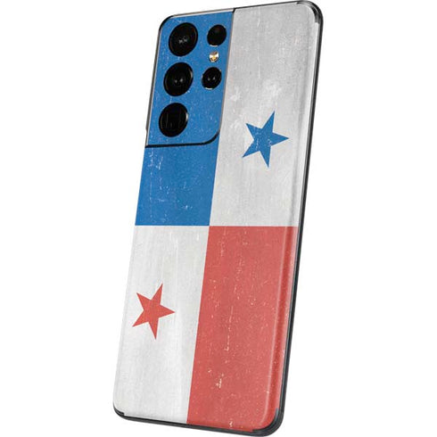 Panama Flag Distressed Galaxy S21 Ultra 5G Skin
