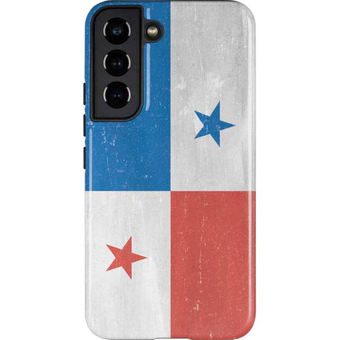 Panama Flag Distressed Galaxy S22 Pro Case