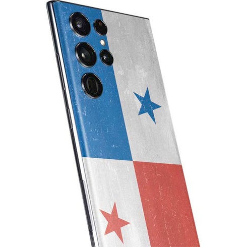 Panama Flag Distressed Galaxy S22 Ultra Skin
