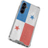 Panama Flag Distressed Galaxy S23 FE Clear Case
