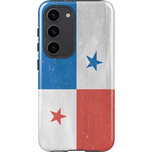 Panama Flag Distressed Galaxy S23 Pro Case