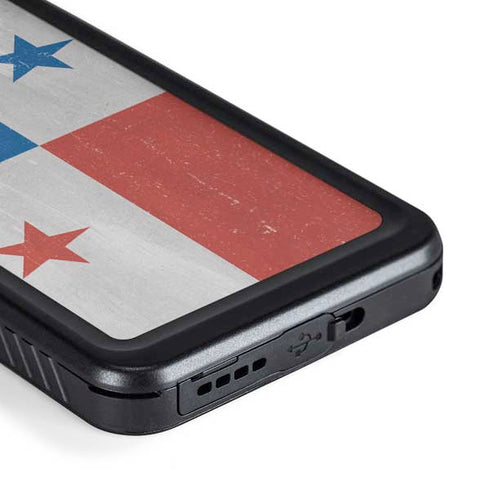 Panama Flag Distressed Galaxy S23 Waterproof Case