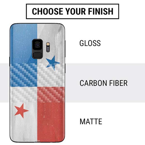 Panama Flag Distressed Galaxy S9 Skin