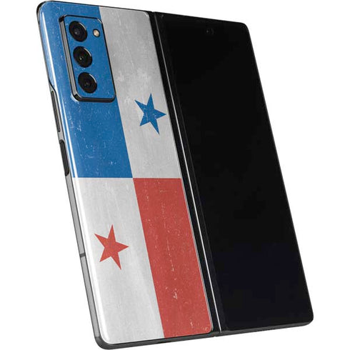 Panama Flag Distressed Galaxy Z Fold2 5G Skin