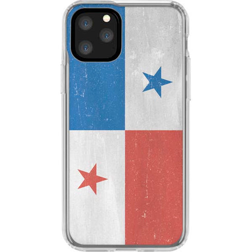Panama Flag Distressed iPhone 11 Pro Clear Case
