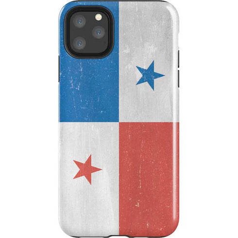 Panama Flag Distressed iPhone 11 Pro Max Impact Case