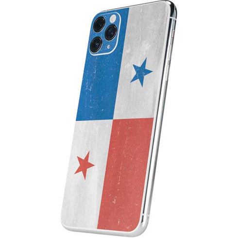 Panama Flag Distressed iPhone 11 Pro Max Skin