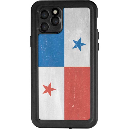 Panama Flag Distressed iPhone 11 Pro Waterproof Case