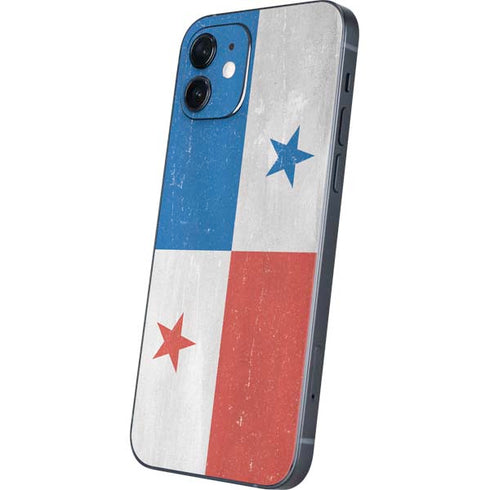Panama Flag Distressed iPhone 12 Mini Skin