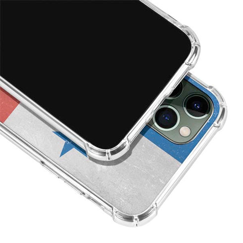 Panama Flag Distressed iPhone 12 Pro Max Clear Case