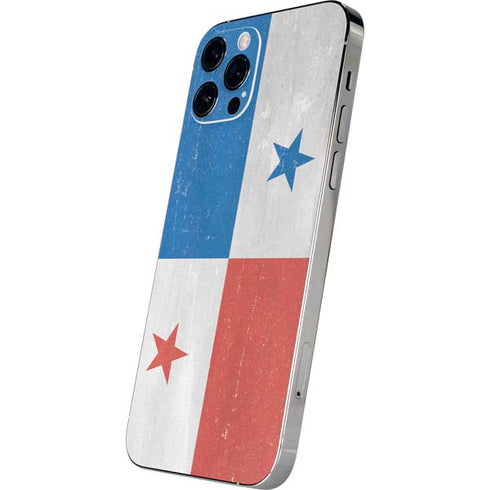 Panama Flag Distressed iPhone 12 Pro Skin