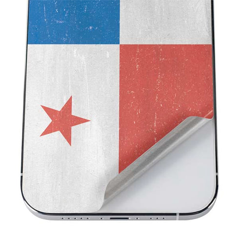 Panama Flag Distressed iPhone 12 Pro Skin