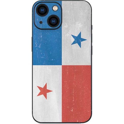 Panama Flag Distressed iPhone 13 Mini Skin