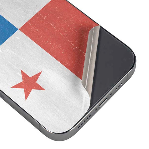 Panama Flag Distressed iPhone 14 Pro Max Skin