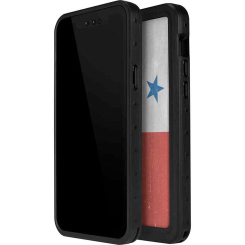Panama Flag Distressed iPhone 15 Plus Waterproof Case