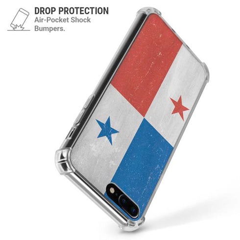 Panama Flag Distressed iPhone 7/8 Plus Clear Case