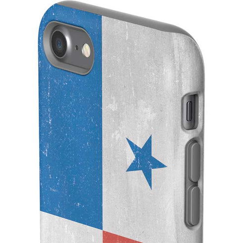 Panama Flag Distressed iPhone SE (2nd & 3rd Gen) Pro Case