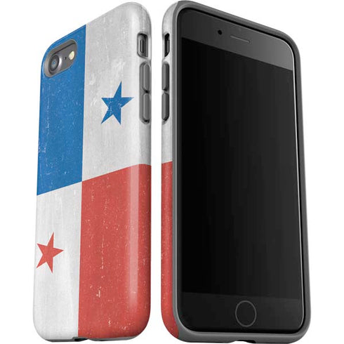 Panama Flag Distressed iPhone SE (2nd & 3rd Gen) Pro Case
