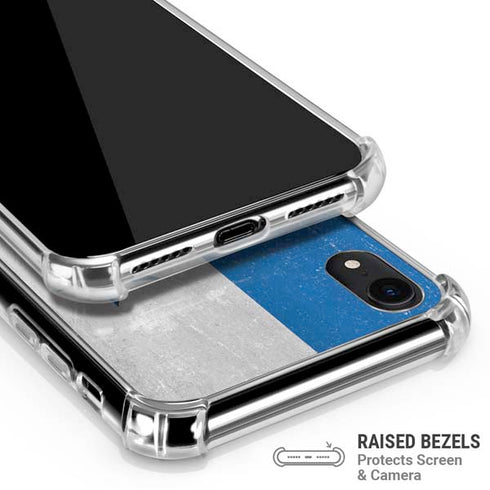 Panama Flag Distressed iPhone XR Clear Case