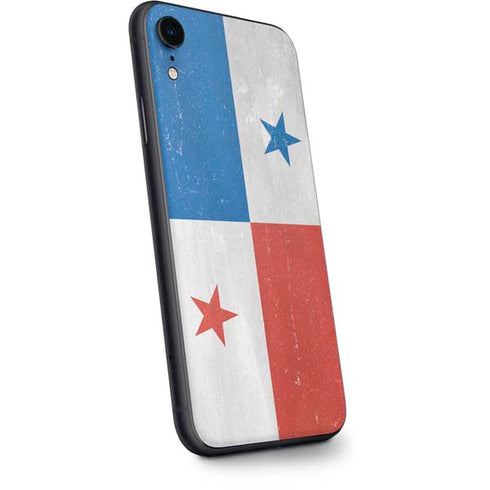 Panama Flag Distressed iPhone XR Skin