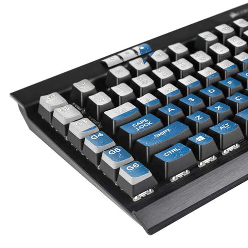 Panama Flag Distressed K95 RGB PLATINUM Mechanical Gaming Keyboard Skin