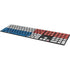 Panama Flag Distressed Magic Keyboard with Numeric Keypad Skin