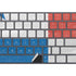 Panama Flag Distressed Magic Keyboard with Numeric Keypad Skin