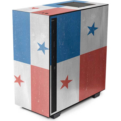Panama Flag Distressed NZXT H510 Compact ATX Mid-Tower Case Skin