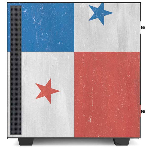 Panama Flag Distressed NZXT H510 Compact ATX Mid-Tower Case Skin