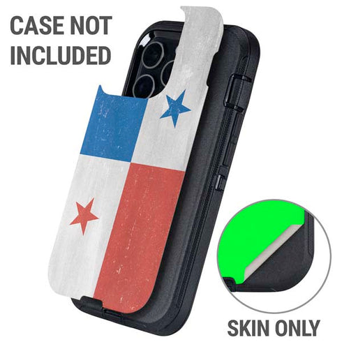 Panama Flag Distressed Otterbox Defender iPhone Skin