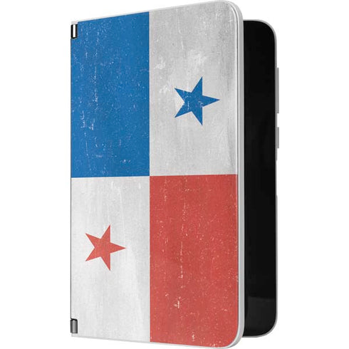 Panama Flag Distressed Surface Duo Skin