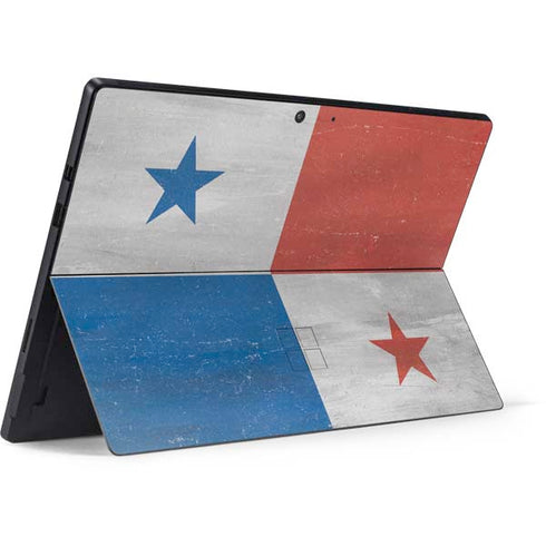 Panama Flag Distressed Surface Pro 7 Skin