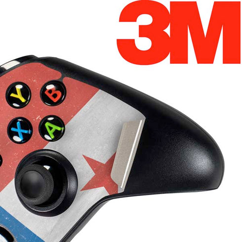 Panama Flag Distressed Xbox One Controller Skin