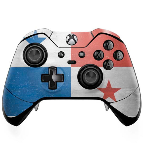 Panama Flag Distressed Xbox One Elite Controller Skin