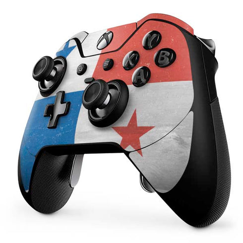 Panama Flag Distressed Xbox One Elite Controller Skin