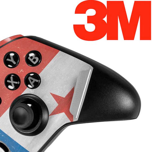 Panama Flag Distressed Xbox One Elite Controller Skin