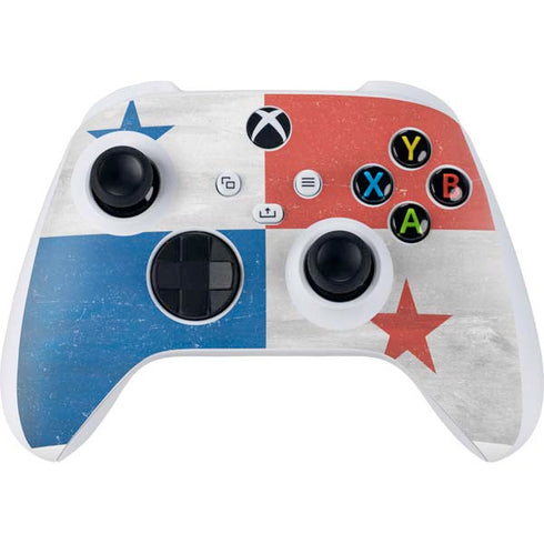 Panama Flag Distressed Xbox Series S Controller Skin