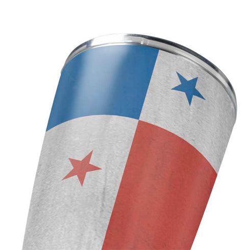 Panama Flag Distressed Yeti 20oz Tumbler Skin