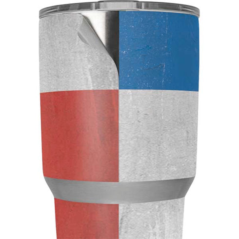 Panama Flag Distressed Yeti 30oz Rambler Tumbler Skin