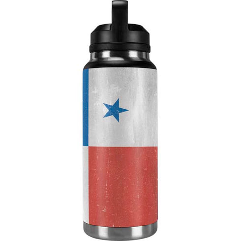 Panama Flag Distressed YETI Rambler 36oz Bottle Skin