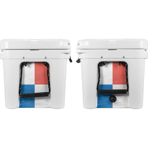 Panama Flag Distressed YETI Tundra 35 Hard Cooler Skin